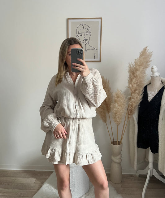 Ensemble gaz de coton